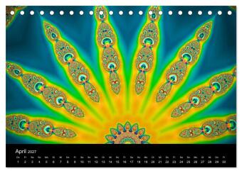 mandala-art (Tischkalender 2027 DIN A5 quer), CALVENDO Monatskalender