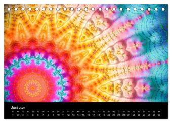mandala-art (Tischkalender 2027 DIN A5 quer), CALVENDO Monatskalender