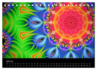 mandala-art (Tischkalender 2027 DIN A5 quer), CALVENDO Monatskalender