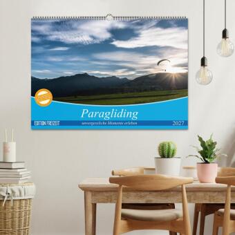 Paragliding - unvergessliche Momente erleben (Wandkalender 2027 DIN A2 quer), CALVENDO Monatskalender