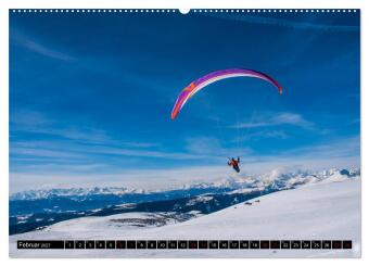 Paragliding - unvergessliche Momente erleben (Wandkalender 2027 DIN A2 quer), CALVENDO Monatskalender