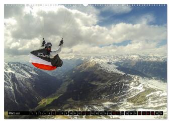 Paragliding - unvergessliche Momente erleben (Wandkalender 2027 DIN A2 quer), CALVENDO Monatskalender