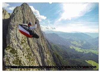 Paragliding - unvergessliche Momente erleben (Wandkalender 2027 DIN A2 quer), CALVENDO Monatskalender