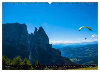Paragliding - unvergessliche Momente erleben (Wandkalender 2027 DIN A2 quer), CALVENDO Monatskalender