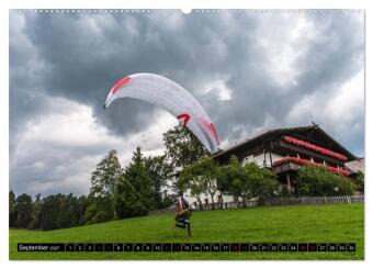 Paragliding - unvergessliche Momente erleben (Wandkalender 2027 DIN A2 quer), CALVENDO Monatskalender