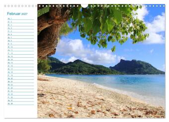 Französisch-Polynesien - Trauminseln im Südpazifik (Wandkalender 2027 DIN A3 quer), CALVENDO Monatskalender
