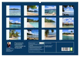 Französisch-Polynesien - Trauminseln im Südpazifik (hochwertiger Premium Wandkalender 2027 DIN A2 quer), Kunstdruck in Hochglanz