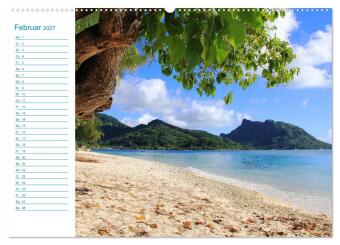 Französisch-Polynesien - Trauminseln im Südpazifik (hochwertiger Premium Wandkalender 2027 DIN A2 quer), Kunstdruck in Hochglanz