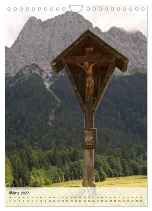 Feldkreuze im bayerischen Oberland (Wandkalender 2027 DIN A4 hoch), CALVENDO Monatskalender