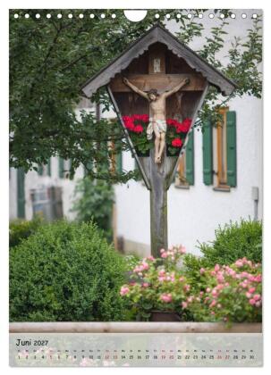 Feldkreuze im bayerischen Oberland (Wandkalender 2027 DIN A4 hoch), CALVENDO Monatskalender