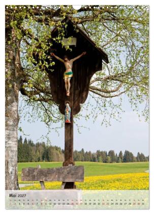 Feldkreuze im bayerischen Oberland (Wandkalender 2027 DIN A3 hoch), CALVENDO Monatskalender