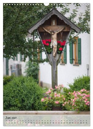 Feldkreuze im bayerischen Oberland (Wandkalender 2027 DIN A3 hoch), CALVENDO Monatskalender