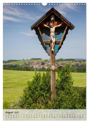 Feldkreuze im bayerischen Oberland (Wandkalender 2027 DIN A3 hoch), CALVENDO Monatskalender