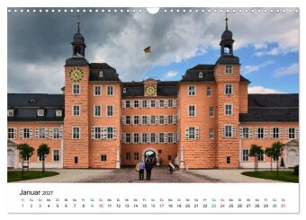 Schwetzingen - Ansichtssache (Wandkalender 2027 DIN A3 quer), CALVENDO Monatskalender
