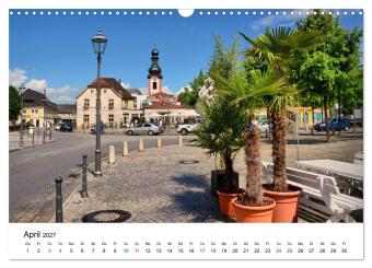 Schwetzingen - Ansichtssache (Wandkalender 2027 DIN A3 quer), CALVENDO Monatskalender