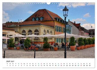 Schwetzingen - Ansichtssache (Wandkalender 2027 DIN A3 quer), CALVENDO Monatskalender
