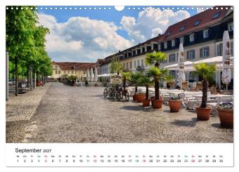 Schwetzingen - Ansichtssache (Wandkalender 2027 DIN A3 quer), CALVENDO Monatskalender