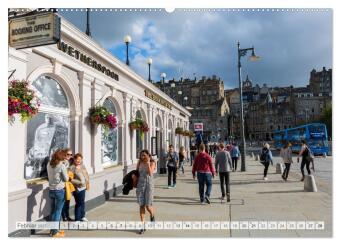 Edinburgh - Impressionen aus der schottischen Hauptstadt (Wandkalender 2027 DIN A2 quer), CALVENDO Monatskalender