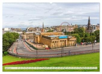 Edinburgh - Impressionen aus der schottischen Hauptstadt (Wandkalender 2027 DIN A2 quer), CALVENDO Monatskalender