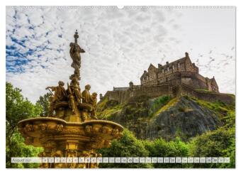Edinburgh - Impressionen aus der schottischen Hauptstadt (Wandkalender 2027 DIN A2 quer), CALVENDO Monatskalender