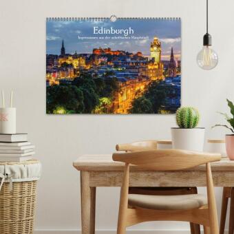 Edinburgh - Impressionen aus der schottischen Hauptstadt (Wandkalender 2027 DIN A3 quer), CALVENDO Monatskalender