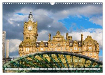 Edinburgh - Impressionen aus der schottischen Hauptstadt (Wandkalender 2027 DIN A3 quer), CALVENDO Monatskalender