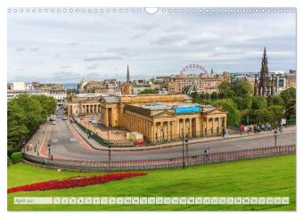 Edinburgh - Impressionen aus der schottischen Hauptstadt (Wandkalender 2027 DIN A3 quer), CALVENDO Monatskalender