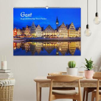 Gent - die geschichtsträchtige Perle in Flandern (Wandkalender 2027 DIN A2 quer), CALVENDO Monatskalender