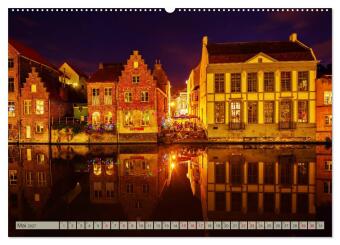 Gent - die geschichtsträchtige Perle in Flandern (Wandkalender 2027 DIN A2 quer), CALVENDO Monatskalender