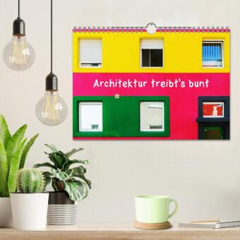 Architektur treibt's bunt (Wandkalender 2027 DIN A4 quer), CALVENDO Monatskalender