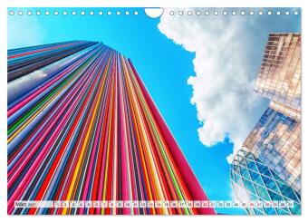Architektur treibt's bunt (Wandkalender 2027 DIN A4 quer), CALVENDO Monatskalender