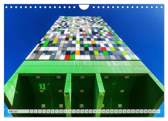 Architektur treibt's bunt (Wandkalender 2027 DIN A4 quer), CALVENDO Monatskalender