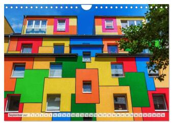 Architektur treibt's bunt (Wandkalender 2027 DIN A4 quer), CALVENDO Monatskalender