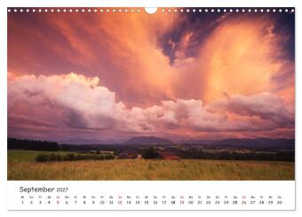 Gewitterwelten (Wandkalender 2027 DIN A3 quer), CALVENDO Monatskalender