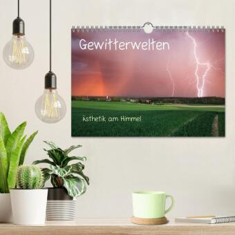 Gewitterwelten (Wandkalender 2027 DIN A4 quer), CALVENDO Monatskalender