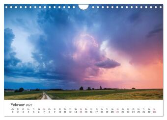 Gewitterwelten (Wandkalender 2027 DIN A4 quer), CALVENDO Monatskalender