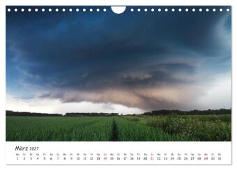 Gewitterwelten (Wandkalender 2027 DIN A4 quer), CALVENDO Monatskalender