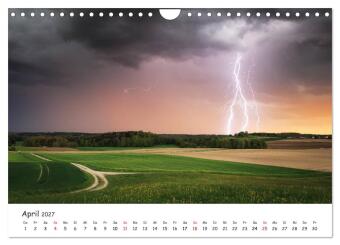 Gewitterwelten (Wandkalender 2027 DIN A4 quer), CALVENDO Monatskalender