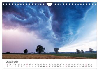 Gewitterwelten (Wandkalender 2027 DIN A4 quer), CALVENDO Monatskalender