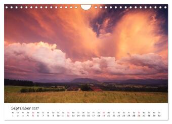 Gewitterwelten (Wandkalender 2027 DIN A4 quer), CALVENDO Monatskalender