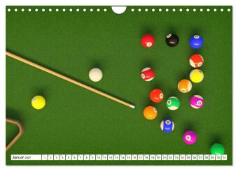 Indoor Aktivitäten. Billard, Darts und Bowling. Impressionen (Wandkalender 2027 DIN A4 quer), CALVENDO Monatskalender