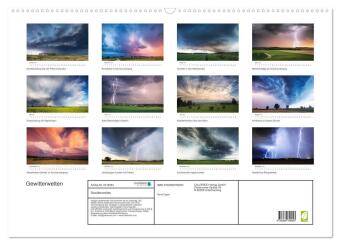 Gewitterwelten (Wandkalender 2027 DIN A2 quer), CALVENDO Monatskalender