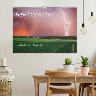 Gewitterwelten (Wandkalender 2027 DIN A2 quer), CALVENDO Monatskalender