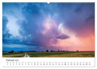 Gewitterwelten (Wandkalender 2027 DIN A2 quer), CALVENDO Monatskalender