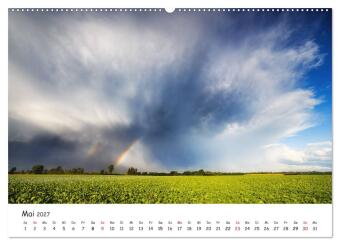 Gewitterwelten (Wandkalender 2027 DIN A2 quer), CALVENDO Monatskalender