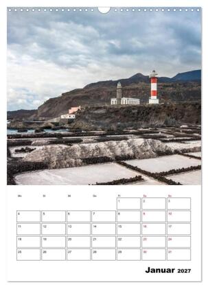 Wanderparadies La Palma (Wandkalender 2027 DIN A3 hoch), CALVENDO Monatskalender