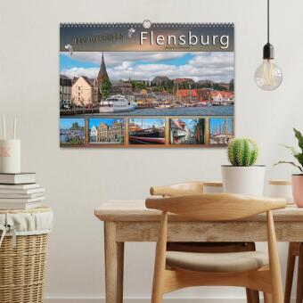 Bezauberndes Flensburg (Wandkalender 2027 DIN A3 quer), CALVENDO Monatskalender