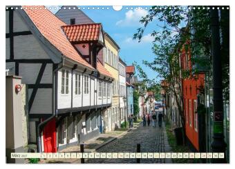 Bezauberndes Flensburg (Wandkalender 2027 DIN A3 quer), CALVENDO Monatskalender