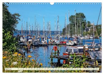 Bezauberndes Flensburg (Wandkalender 2027 DIN A3 quer), CALVENDO Monatskalender