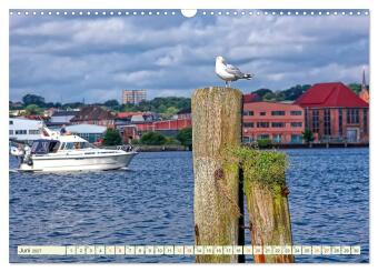 Bezauberndes Flensburg (Wandkalender 2027 DIN A3 quer), CALVENDO Monatskalender